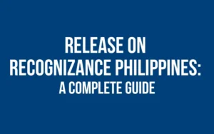 Release on Recognizance Philippines (RA 10389) – Complete Guide